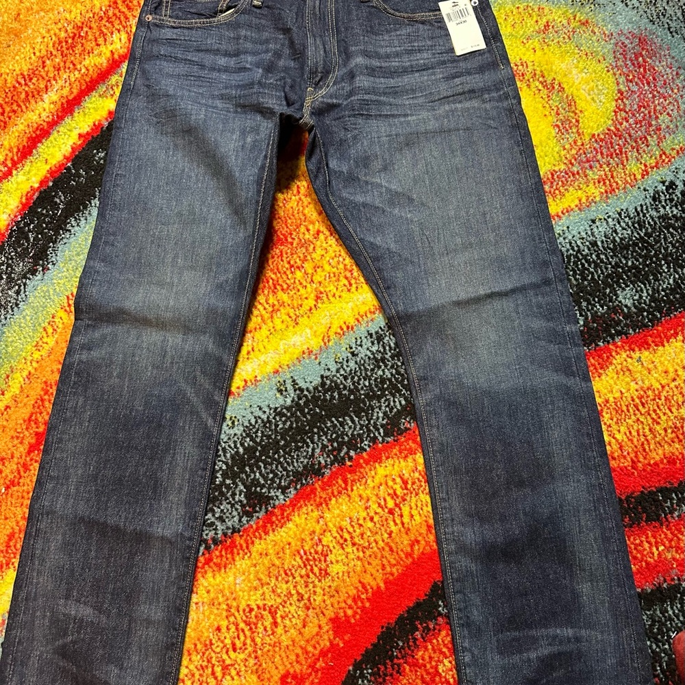 Men's Dark Blue Jeans